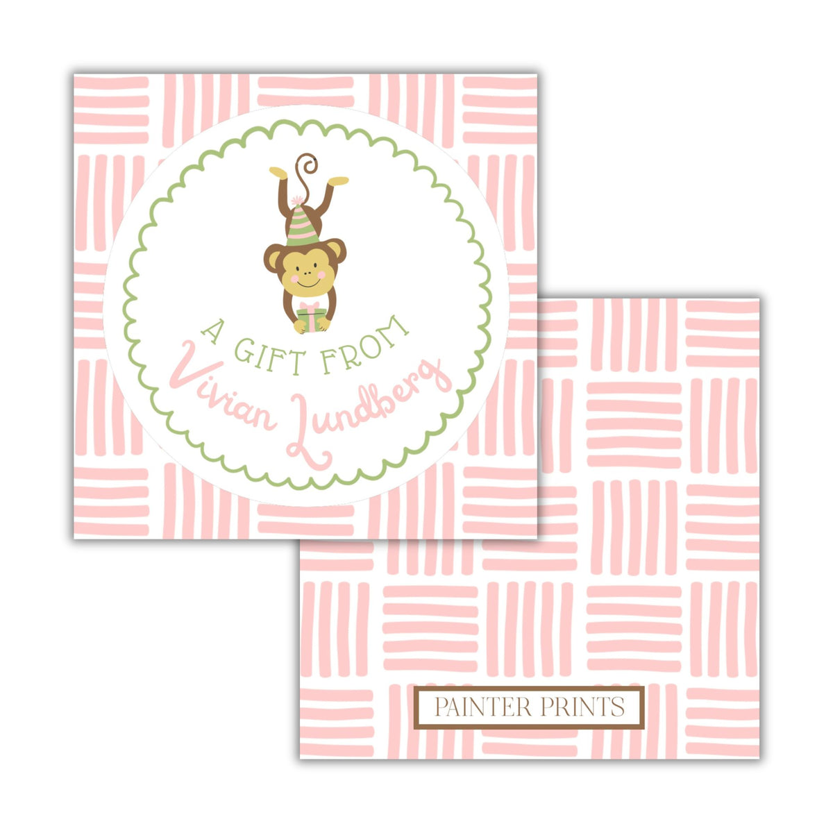 Monkeying Around Gift Tag
