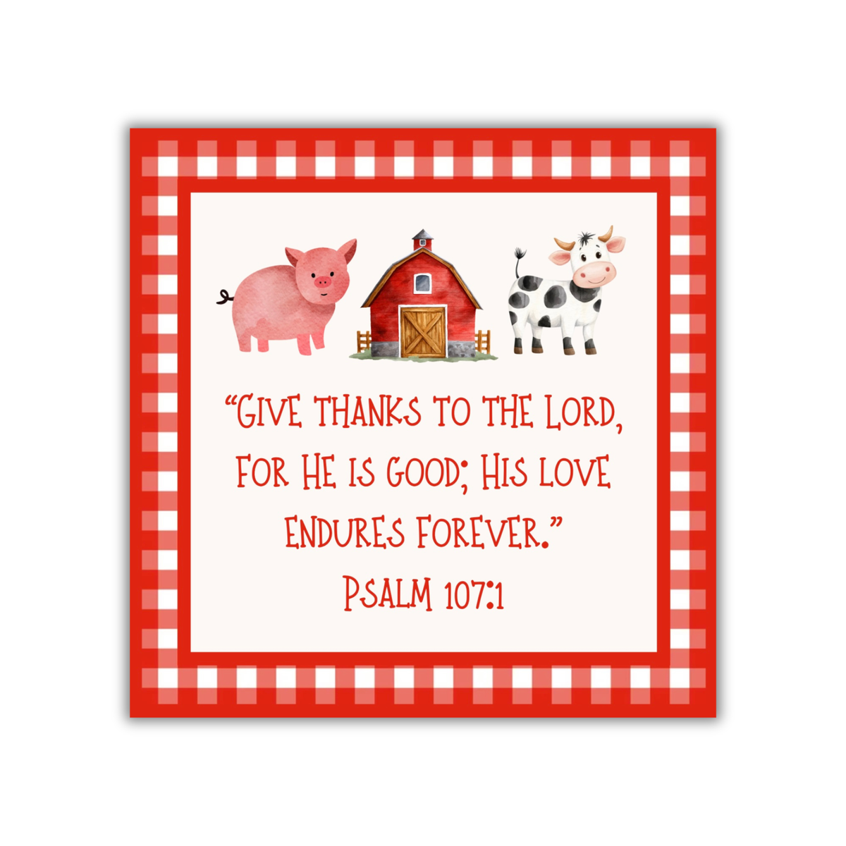 Barnyard Halloween Tag