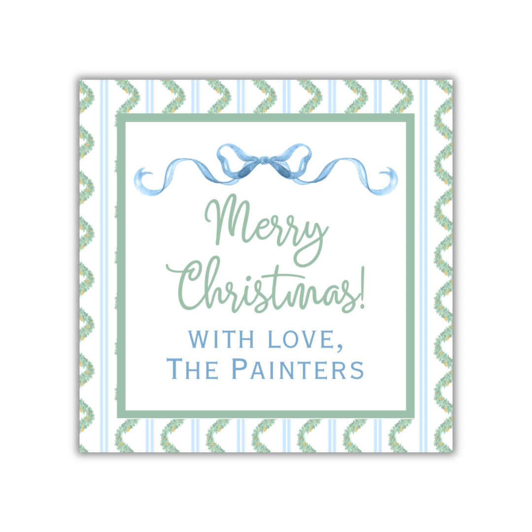 Blues & Greens Gift Tags