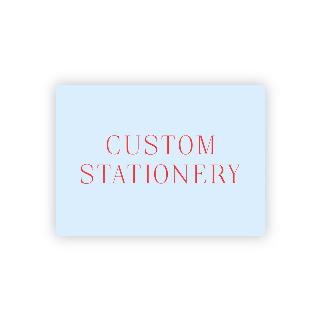 Custom Stationery