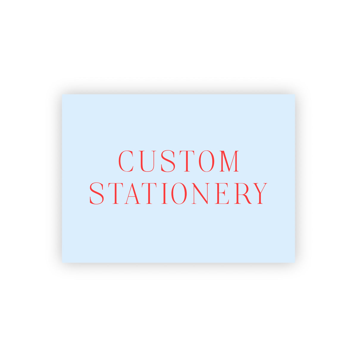 Custom Stationery