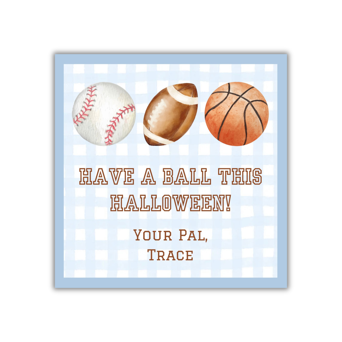 Sports Halloween Tag