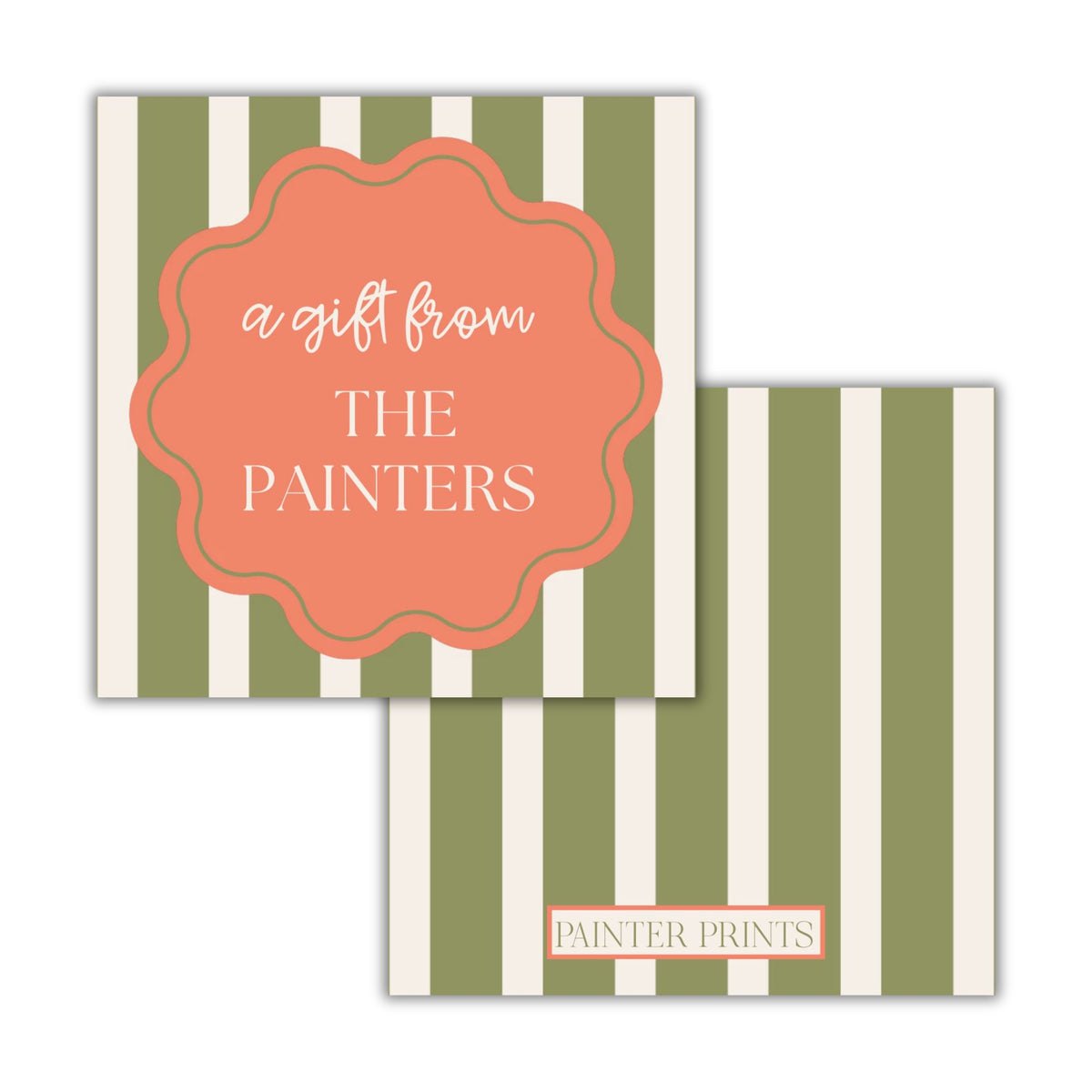Classic Stripes Gift Tag