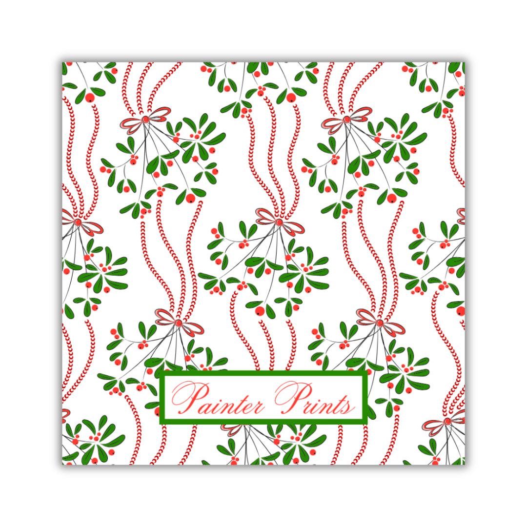 Mistletoe Christmas Tags