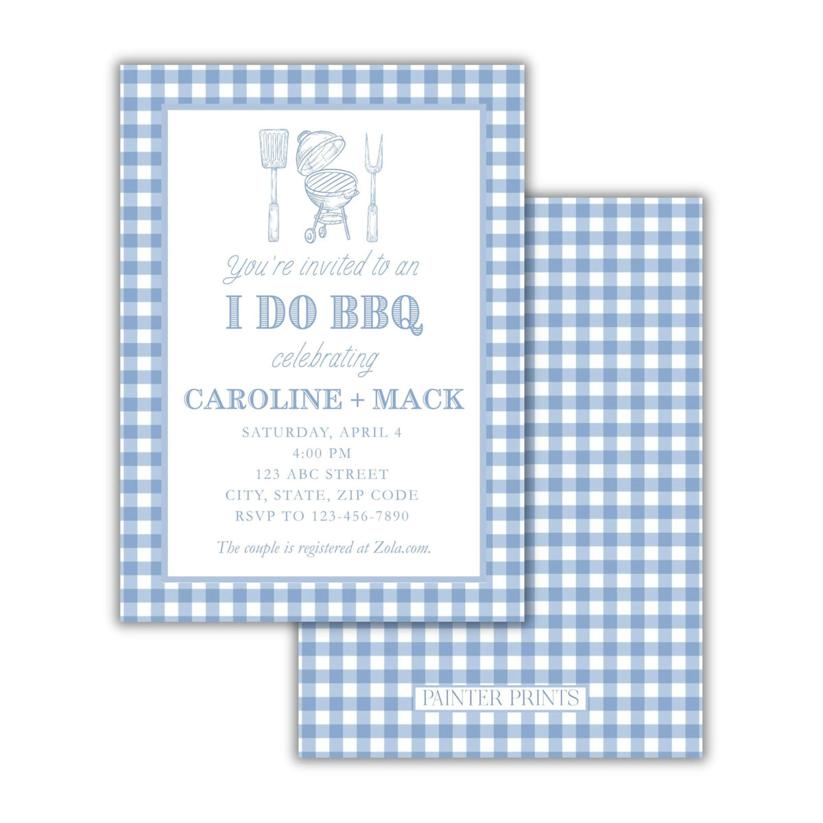 I Do BBQ Wedding Shower Invite