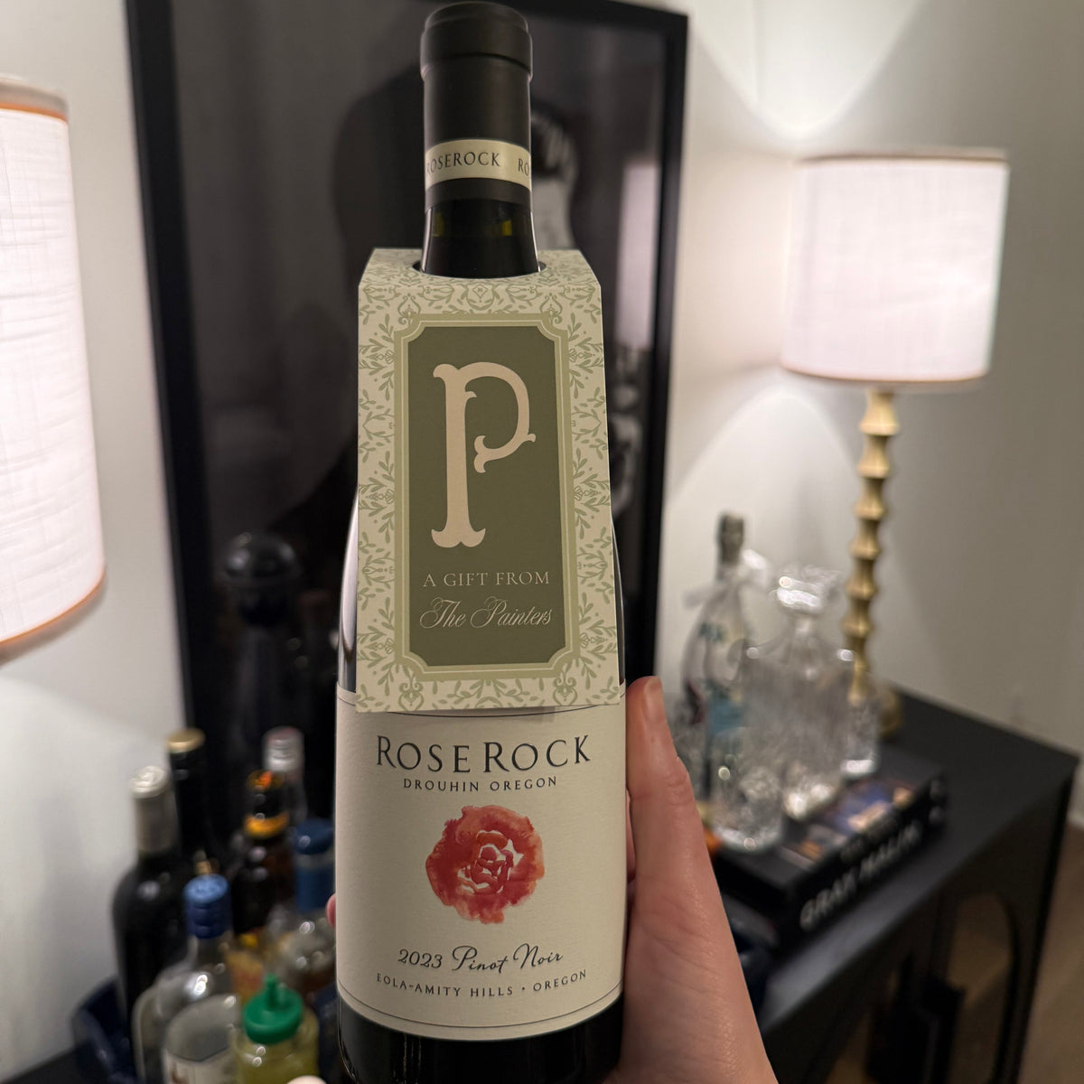 Monogram Wine Tags