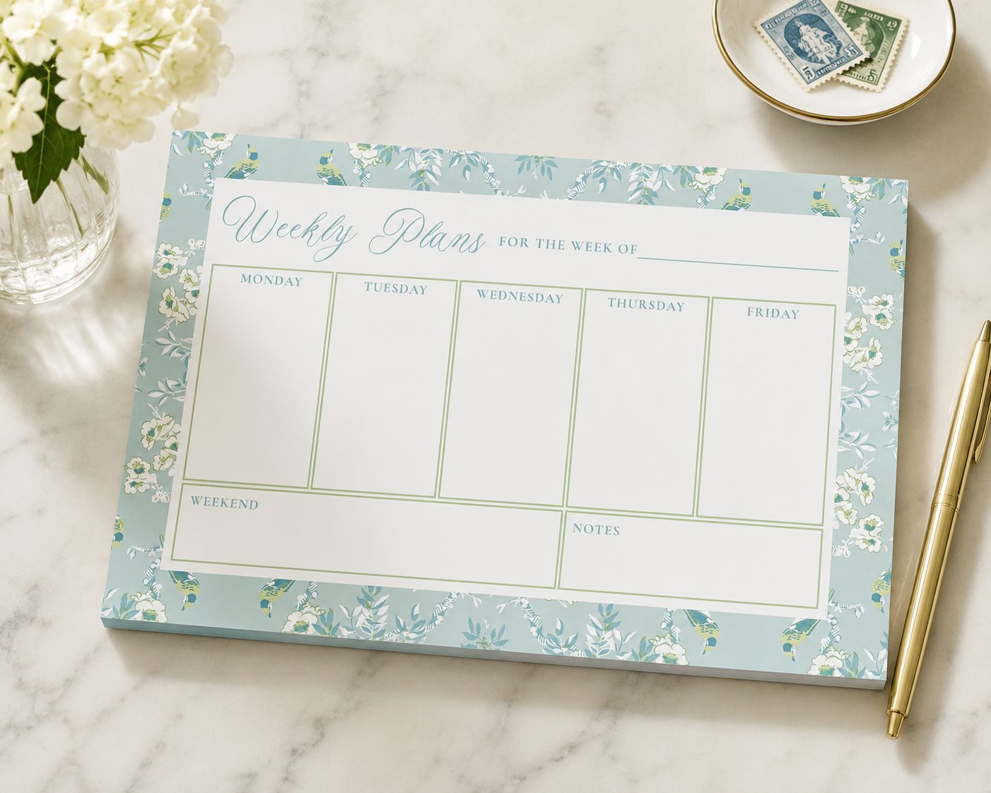 Weekly Plans Notepad