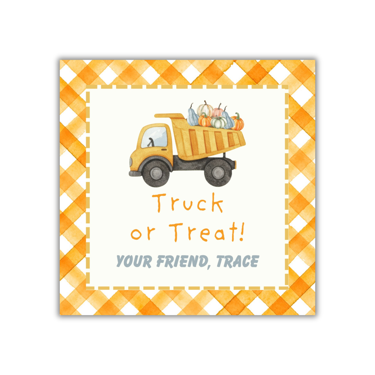 Truck or Treat Tag