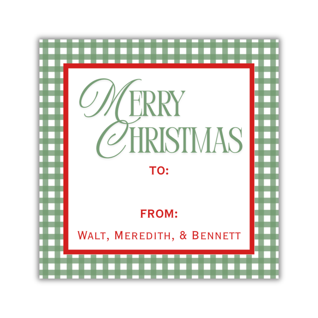 The Classic Christmas Gift Tags