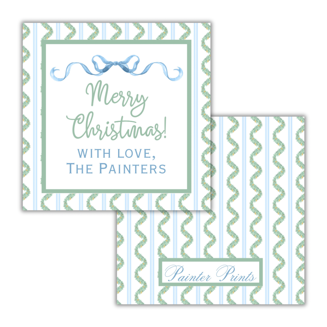 Blues & Greens Gift Tags