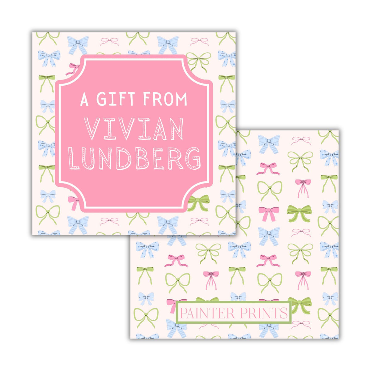 The Vivian Gift Tag
