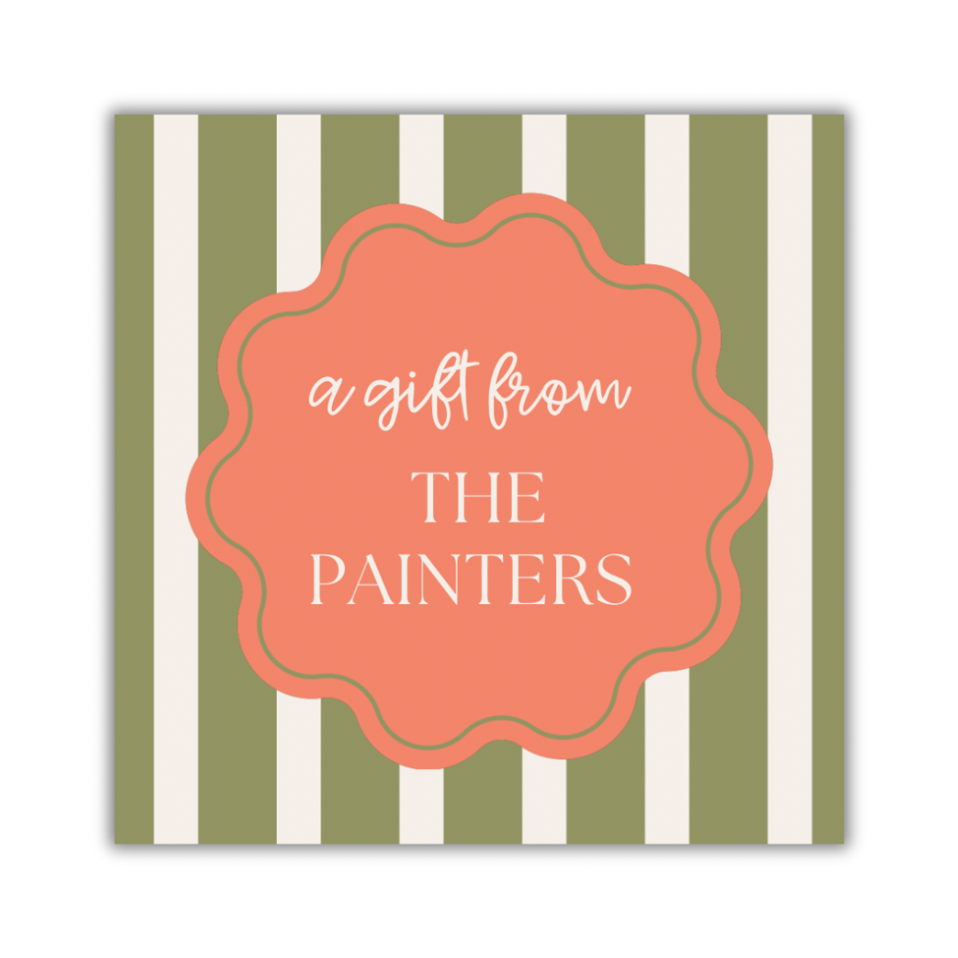 Bubble of Stripes Gift Tags