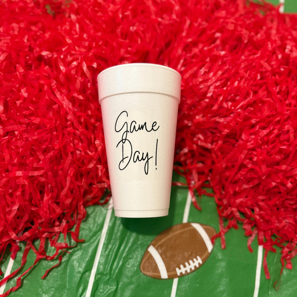 Game Day Styrofoam Cups
