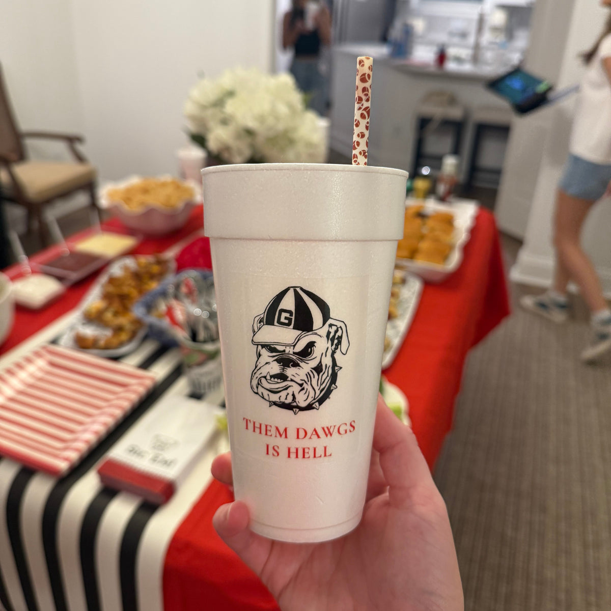 Them Dawgs Is Hell Styrofoam Cups