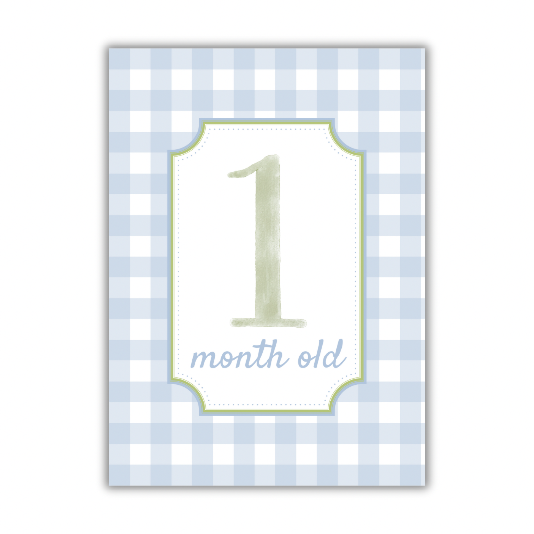 Blues & Greens Milestone Cards