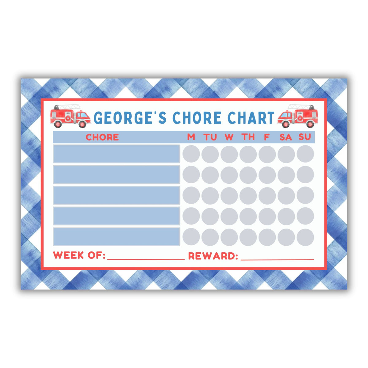 The George Chore Chart