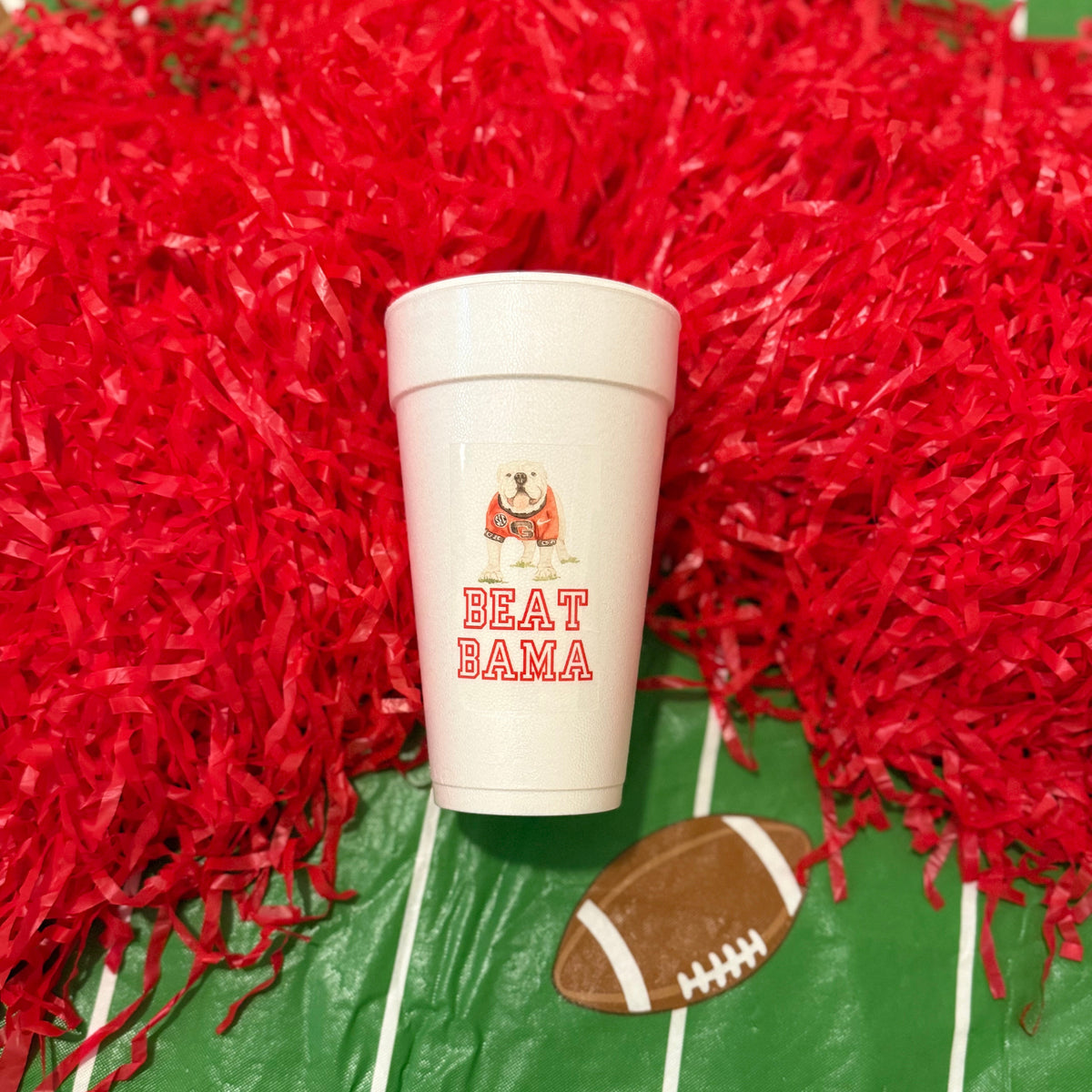 Beat Bama Styrofoam Cups