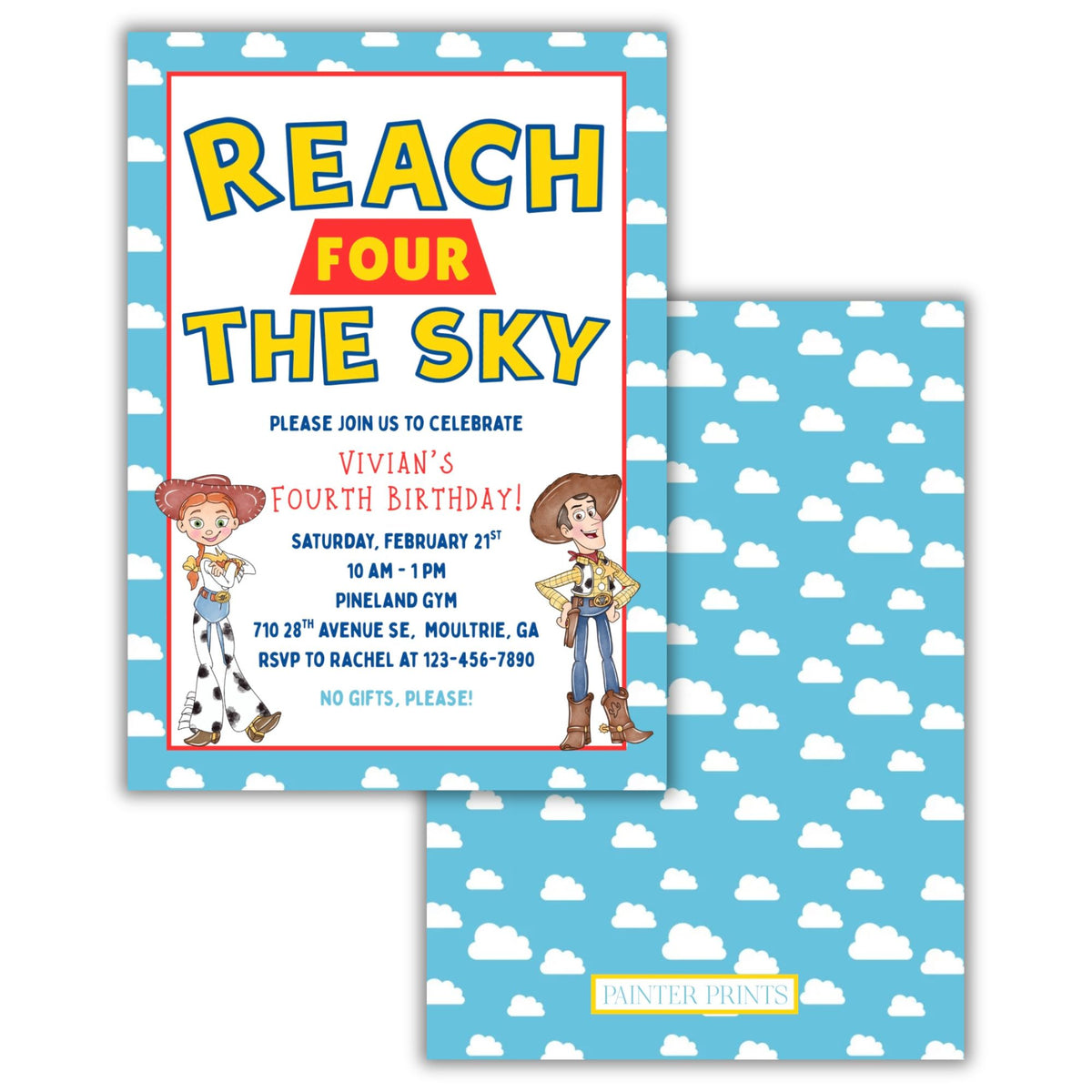 Toy Story Birthday Invite