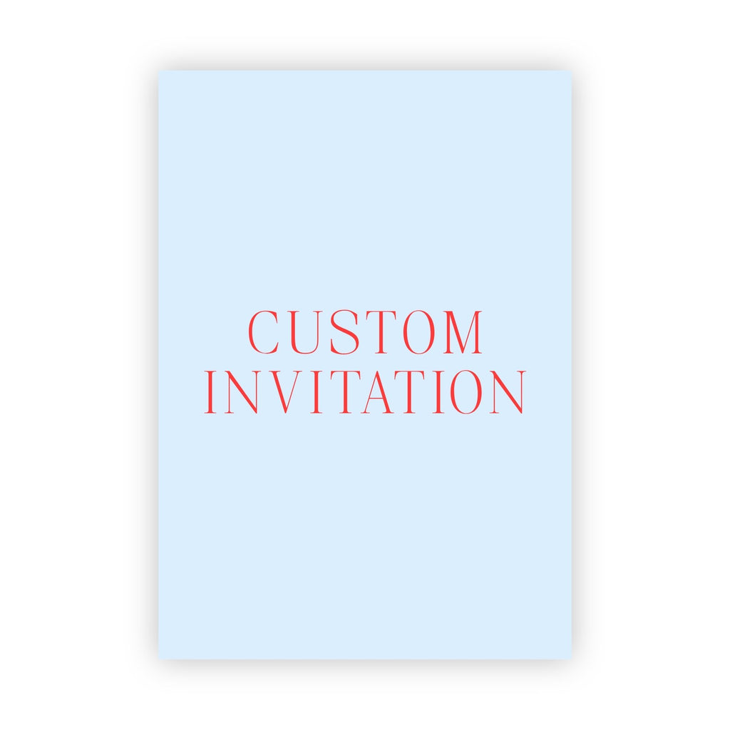 Custom Invitations