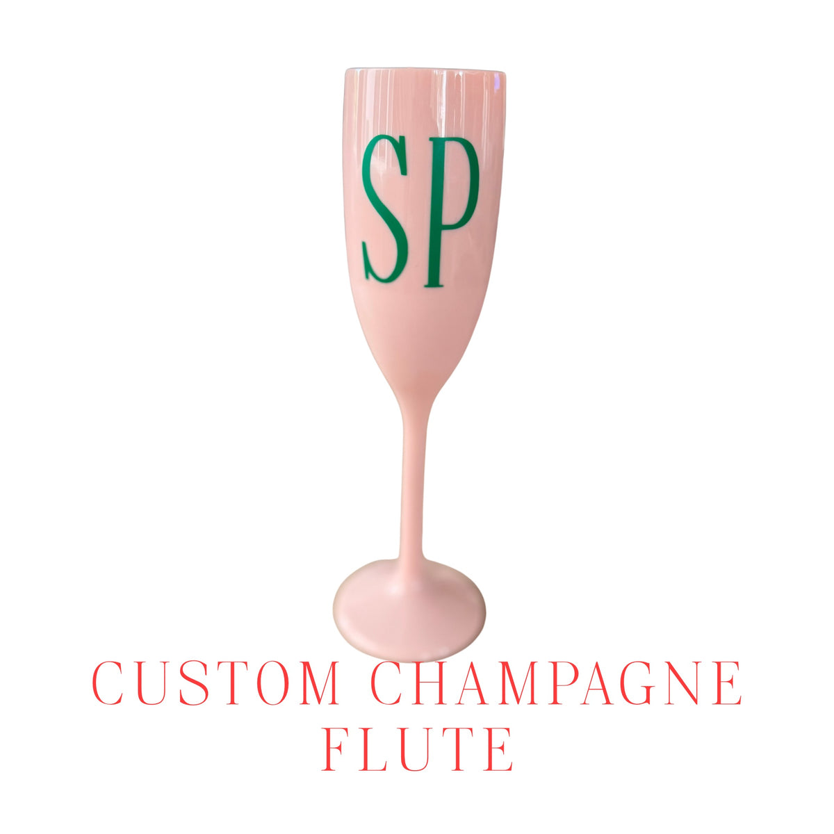 Initials Champagne Flute