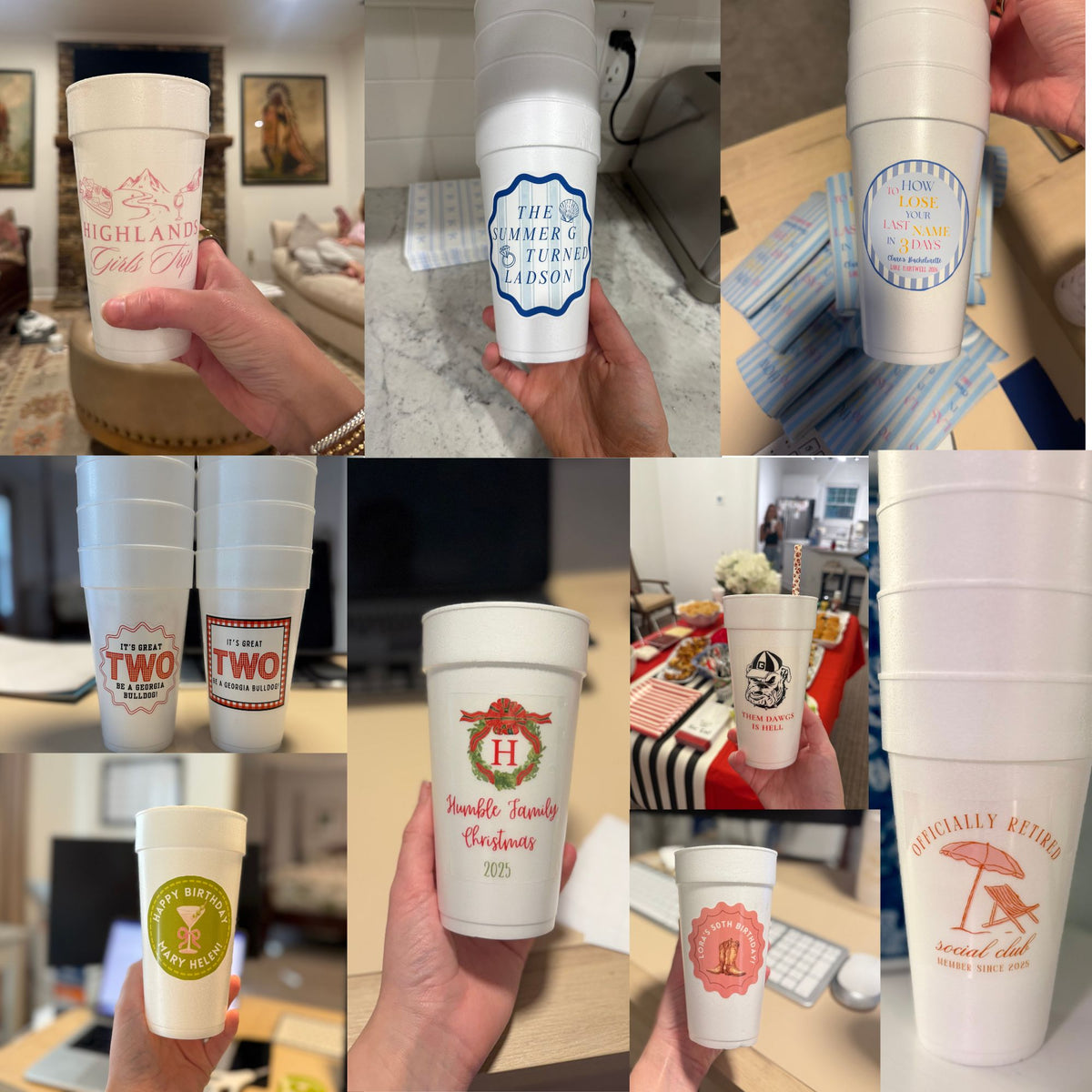 Custom Styrofoam Cups