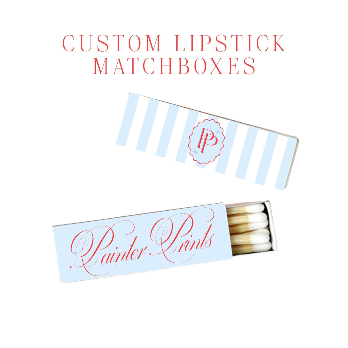 Custom Lipstick Matchboxes