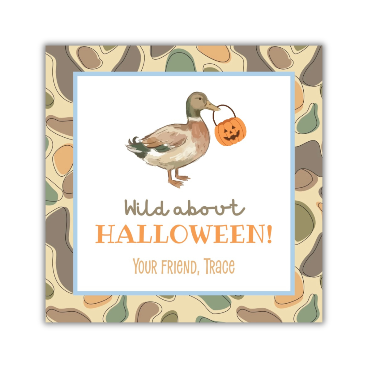 Wild about Halloween Tag